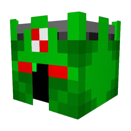 ExoticG4 Minecraft avatar head, 3D render
