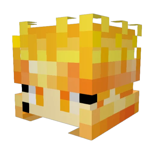ExoticMocha Minecraft avatar head, 3D render