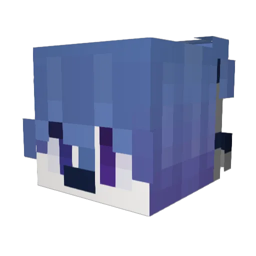 ExoticMonke Minecraft avatar head, 3D render