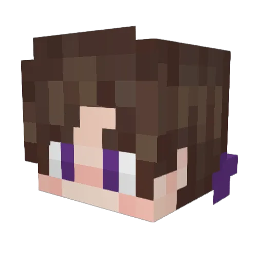 ExoticNuggetz Minecraft avatar head, 3D render