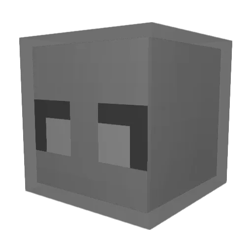 Exotic_Goofy Minecraft avatar head, 3D render