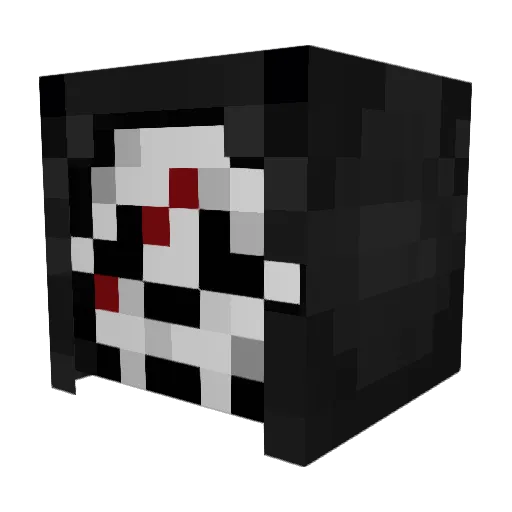 Exotic_PC Minecraft avatar head, 3D render