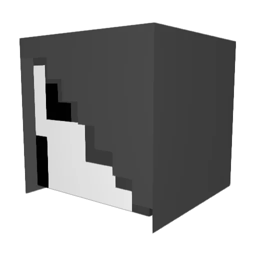 Exoticsnow97 Minecraft avatar head, 3D render