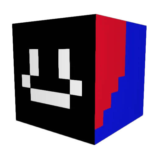 ExpectaYT Minecraft avatar head, 3D render