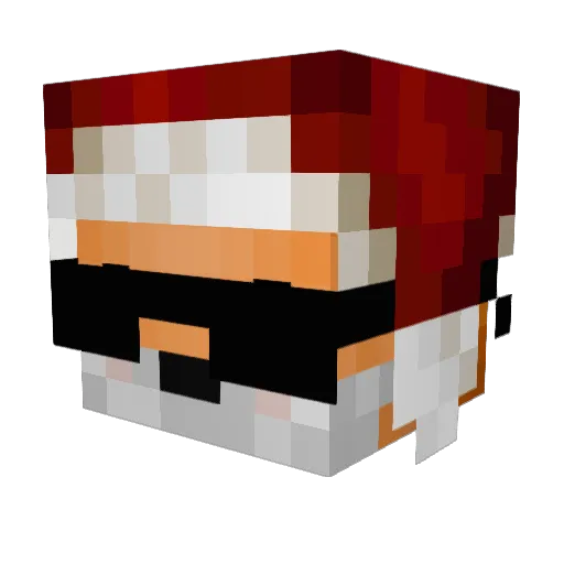 ExpertCord46632 Minecraft avatar head, 3D render