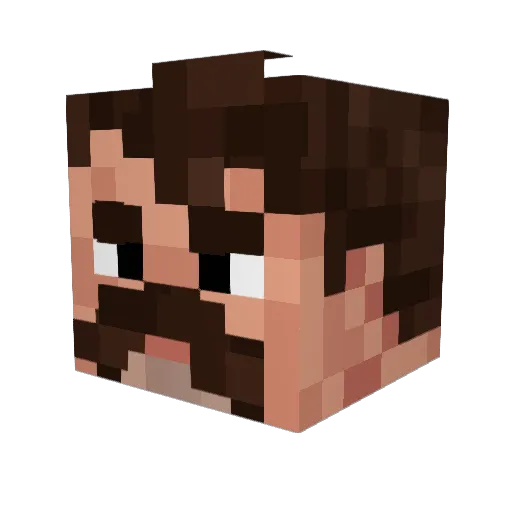 ExpiredGravy Minecraft avatar head, 3D render