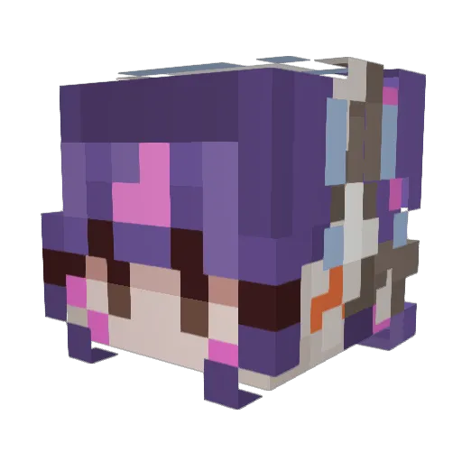 ExplainPark Minecraft avatar head, 3D render