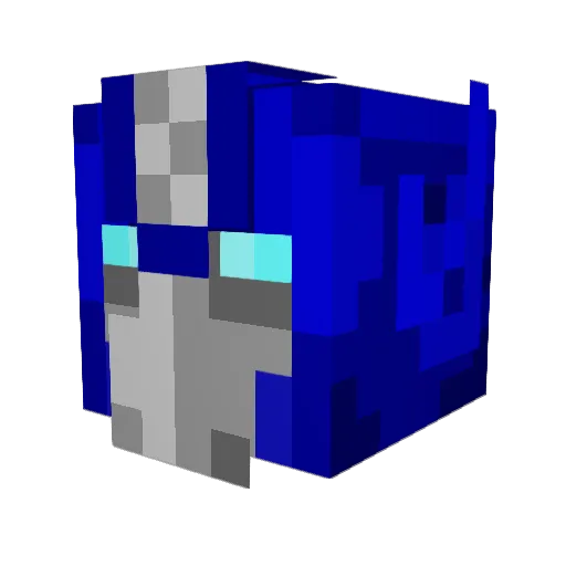 ExplicitCoyote Minecraft avatar head, 3D render