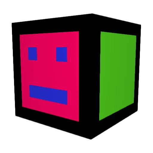 ExplodingBases Minecraft avatar head, 3D render