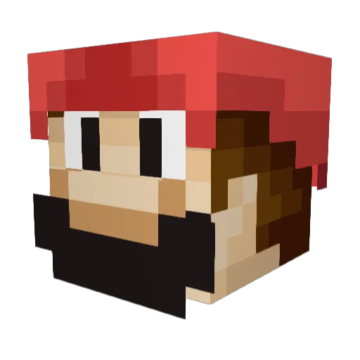 ExplorerOfSky Minecraft avatar head, 3D render