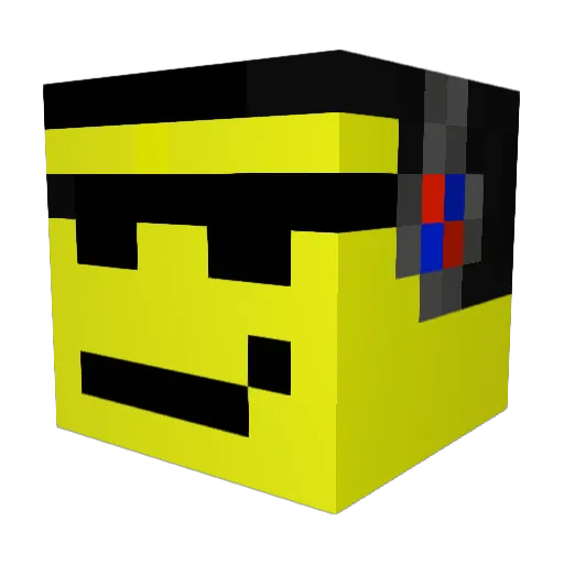 Explosive_Apple Minecraft avatar head, 3D render