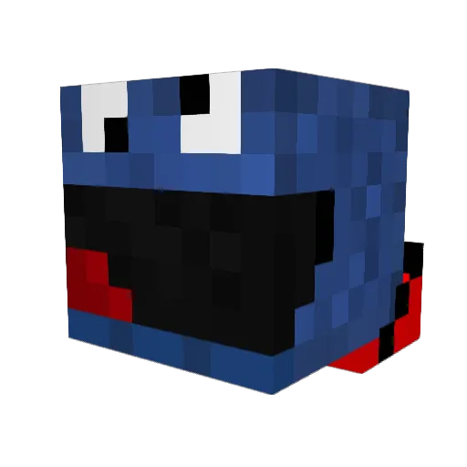 ExplosivosHD Minecraft avatar head, 3D render
