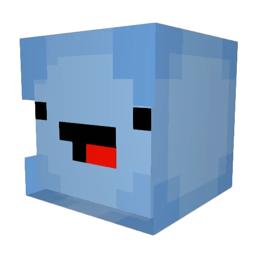 Expo99 Minecraft avatar head, 3D render