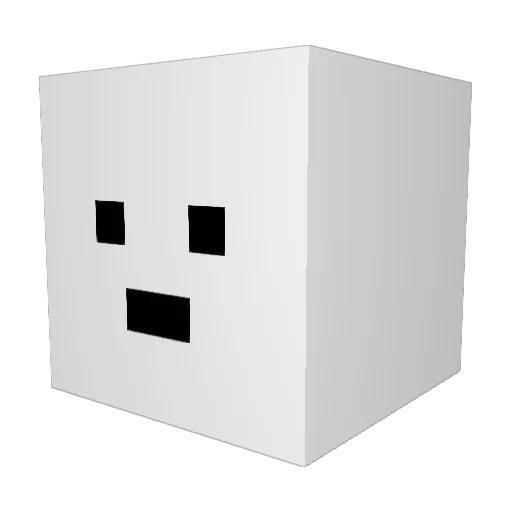 ExposedCheater Minecraft avatar head, 3D render