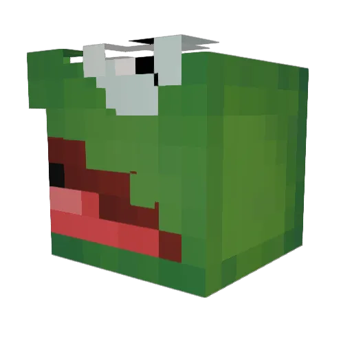Expresso_Bongo Minecraft avatar head, 3D render