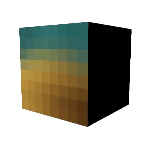 Expressoetti Minecraft avatar head, 3D render
