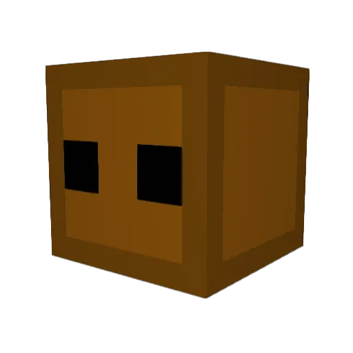 Exprs27 Minecraft avatar head, 3D render