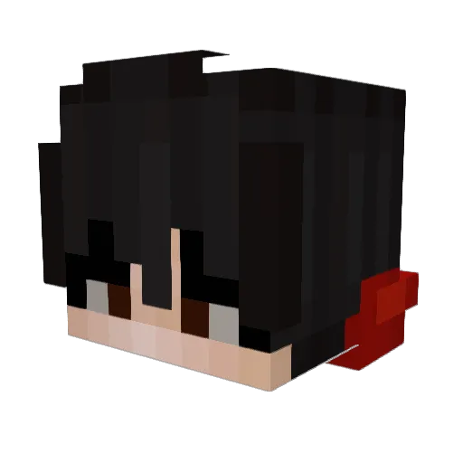 Expyax Minecraft avatar head, 3D render