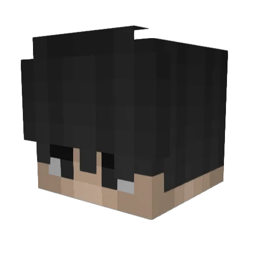 Exsar Minecraft avatar head, 3D render