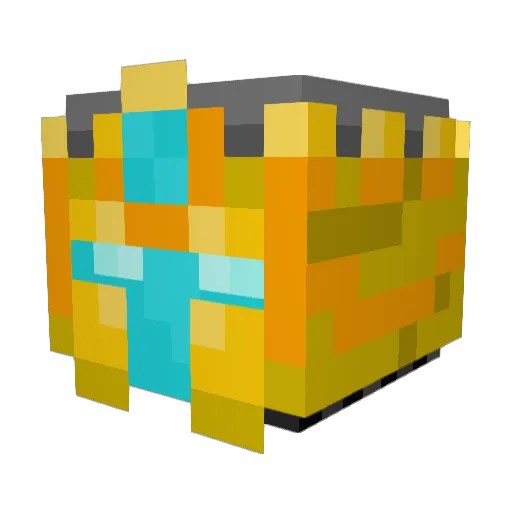 Exseses Minecraft avatar head, 3D render