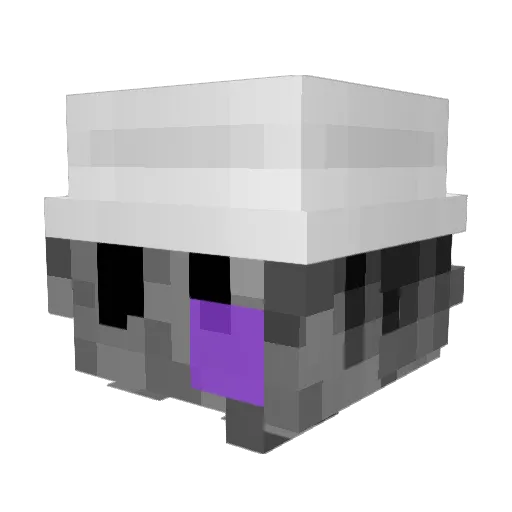 Exsittt Minecraft avatar head, 3D render