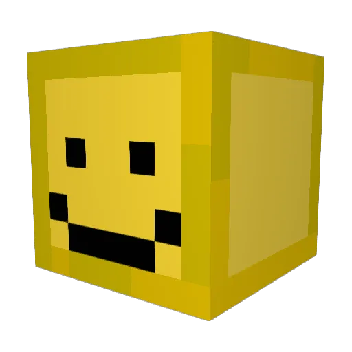 Exsysr Minecraft avatar head, 3D render