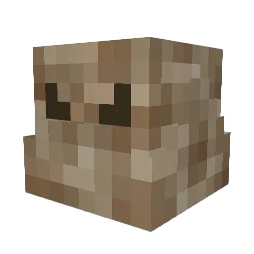 Exterminatus94 Minecraft avatar head, 3D render