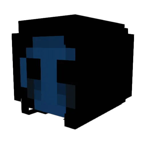 ExtraDoor Minecraft avatar head, 3D render