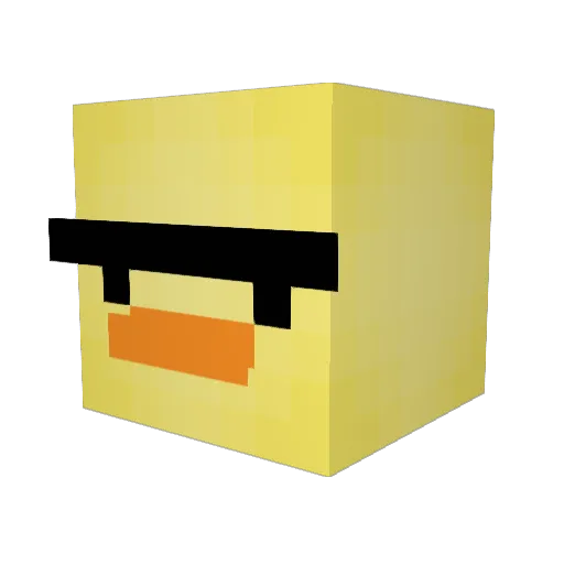ExtremeTacoXD Minecraft avatar head, 3D render