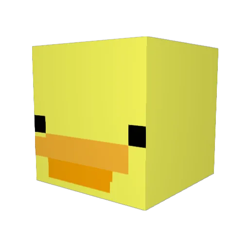 ExtremeZangetsu Minecraft avatar head, 3D render