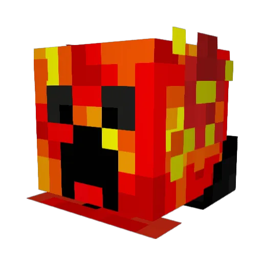 Extreme_killer14 Minecraft avatar head, 3D render