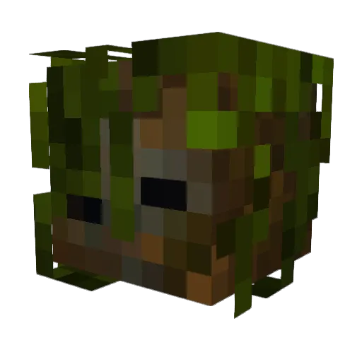 Extrenom Minecraft avatar head, 3D render