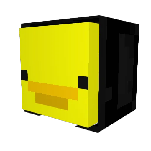 Extrics Minecraft avatar head, 3D render