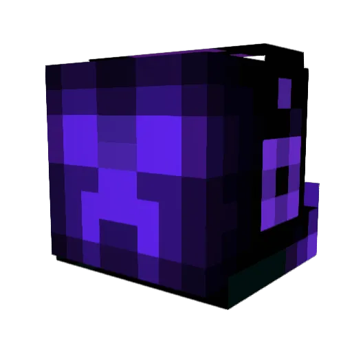 Extursion Minecraft avatar head, 3D render