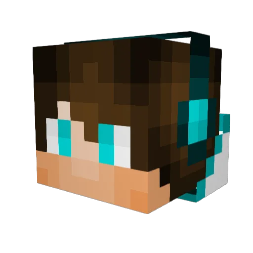 ExtweemKyle Minecraft avatar head, 3D render