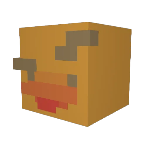 Exxpert02 Minecraft avatar head, 3D render