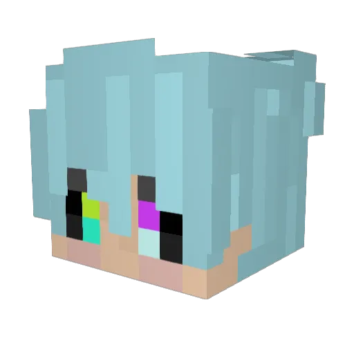 ExyTheSimpLoL Minecraft avatar head, 3D render