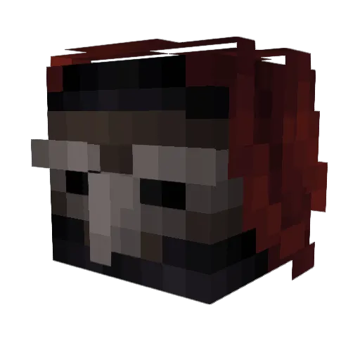 Exydos89 Minecraft avatar head, 3D render