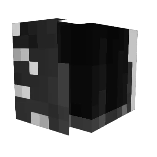 Exzdey Minecraft avatar head, 3D render