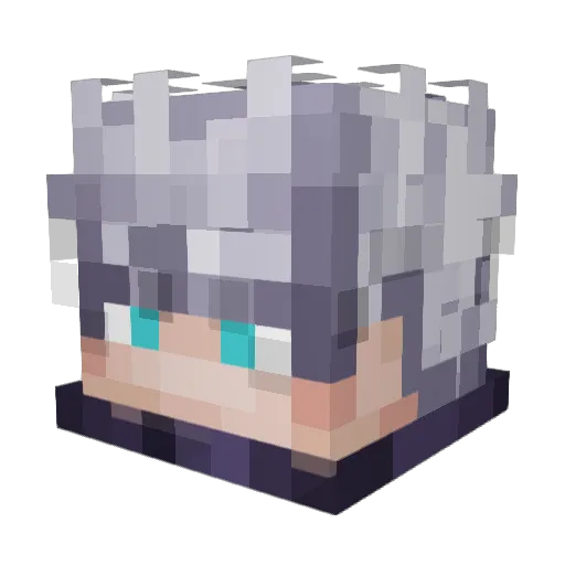 EyMatt Minecraft avatar head, 3D render