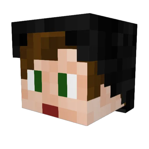 Ey_Thiago Minecraft avatar head, 3D render