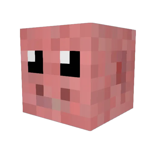 Eyalsi Minecraft avatar head, 3D render