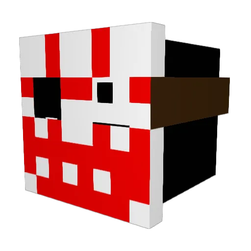 EychEych Minecraft avatar head, 3D render