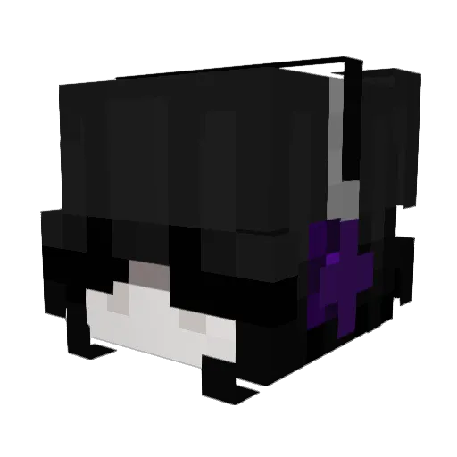 Eyddxxx Minecraft avatar head, 3D render