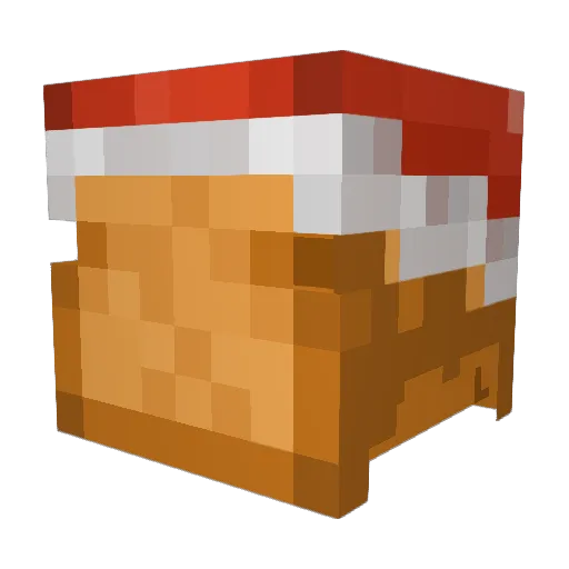 EyeBreadTheBot Minecraft avatar head, 3D render
