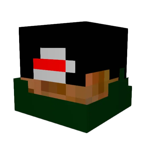 EyeOfTheRish11 Minecraft avatar head, 3D render