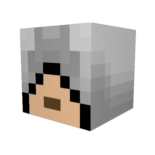 EyeSack33 Minecraft avatar head, 3D render