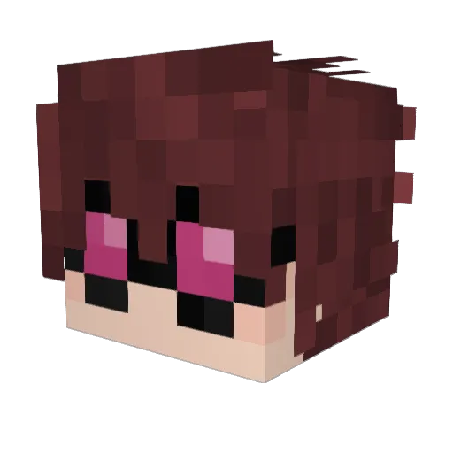 EyeSackMan Minecraft avatar head, 3D render