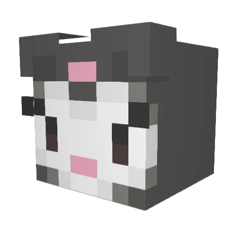 EyeScr3am5 Minecraft avatar head, 3D render