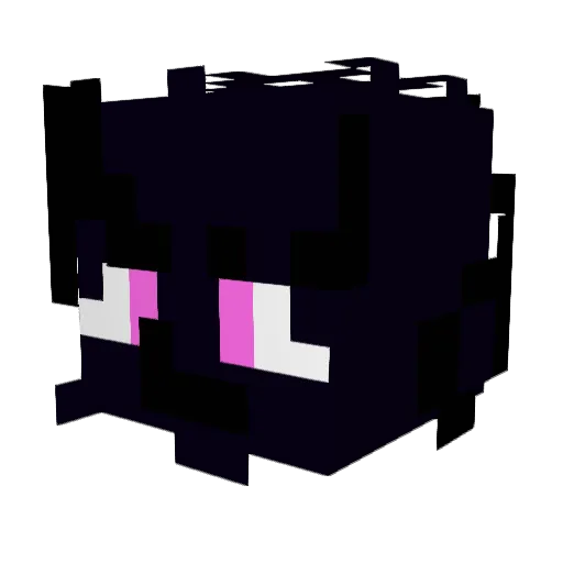 Eye_Mask Minecraft avatar head, 3D render